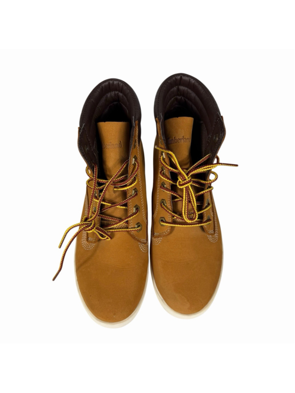 Timberland Boots Dausette Brown Leather Lace Up Ankle Bootie Sneakers Size 8 - Picture 3 of 12